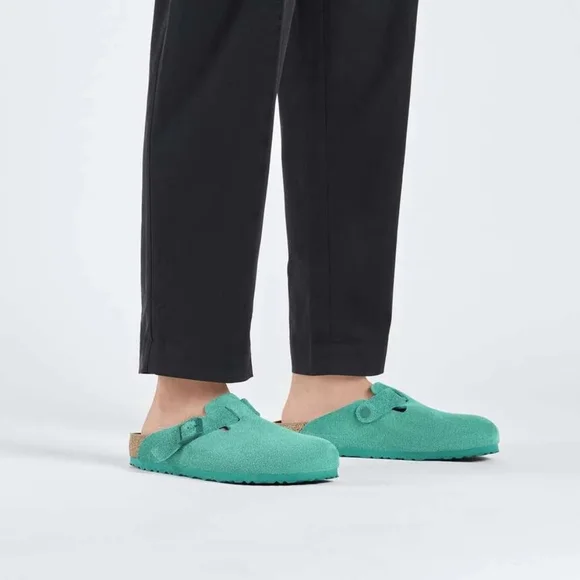 Nwt Birkenstock Boston Color Digital Green - Picture 4 of 11